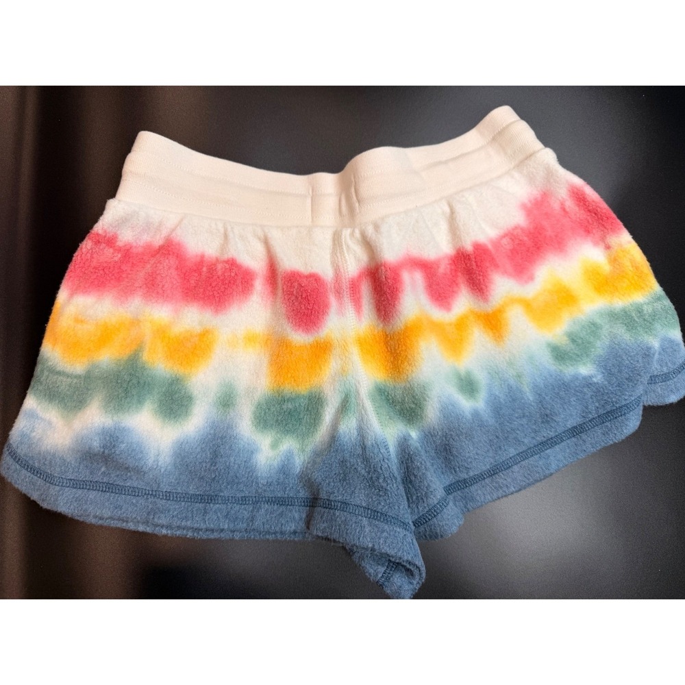 #B1 Feat Blanket Blend Shorts Sz. S Multi Tie Dye NWT Rainbow Lounge Soft - Picture 7 of 9